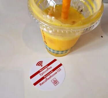 An image of a sticker FASTSIGNS created for The Coffee House
